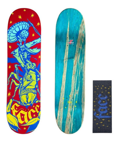 Shape Face Skate Maple 8.5 Muertos Escorpion Rojo 0