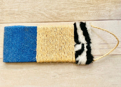 Rascador Para Gatos De Felpa E Hilo Sisal 1
