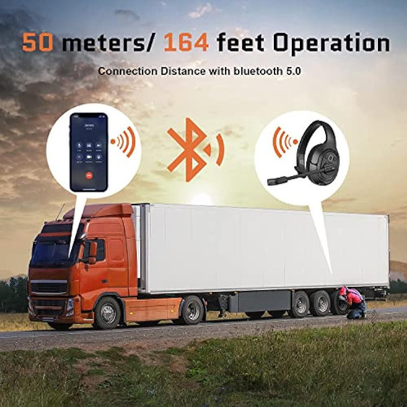 Auriculares Bluetooth Trucker Con Cancelación De Ruido Eksa 1