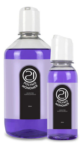 Monomer Polymo Acrílico Nails 21 125ml 0