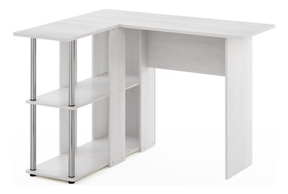 Furinno Abbott Escritorio En Forma De L Con Estantería, Robl 0