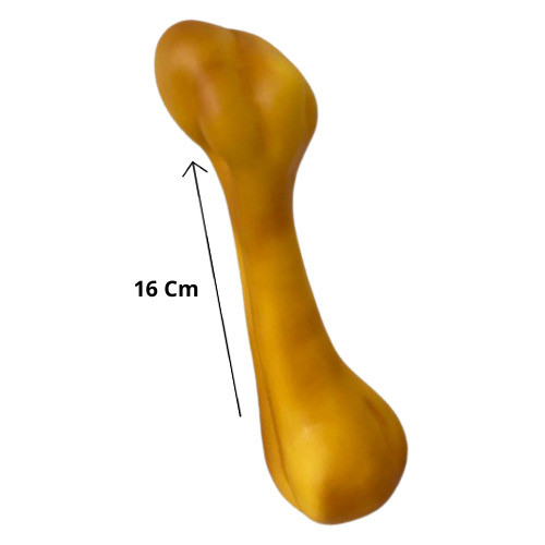 Brinquedo Cachorro Pet Mordedor Ossinho Macio C/ Apito 1