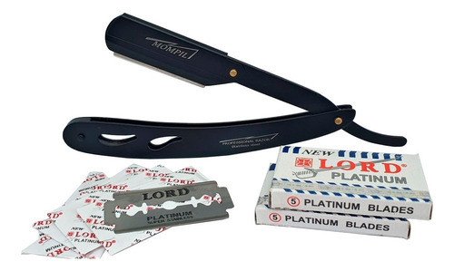 Navalha Navalhete Preto Profissional 0