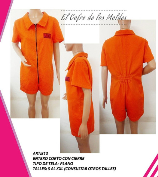 Molde Digital Mameluco Corto De Mujer Pack Talles S A Xxl 1