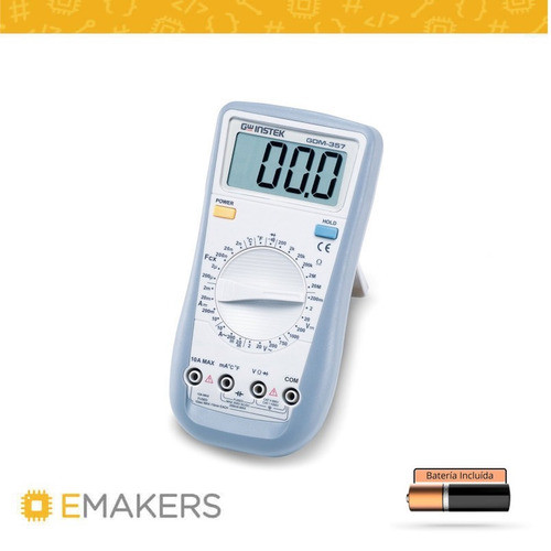 Multímetro Tester Digital Gw Instek Gdm-357  Emakers 1