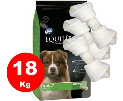 Equilibrio Adulto 18 Kg + 3 Hueso De Lonja 0