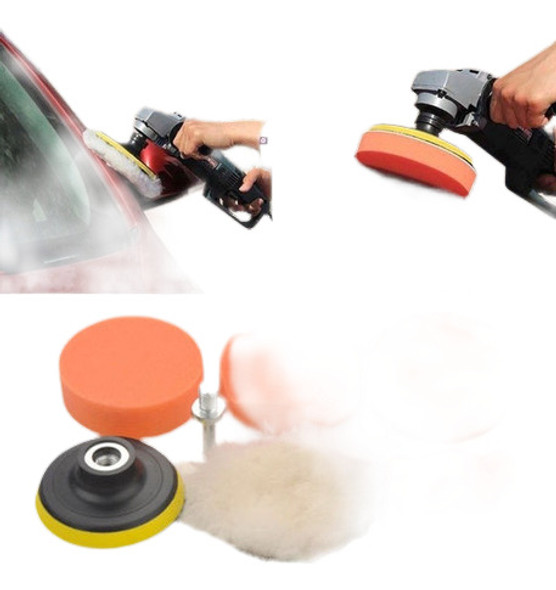 7pcs 3 Pulgadas Kit De Almohadilla De Pulido Para La Rueda D 0