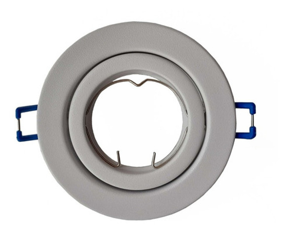 Spot De Embutir De Chapa Blanco Para Lampara Dicroica 0