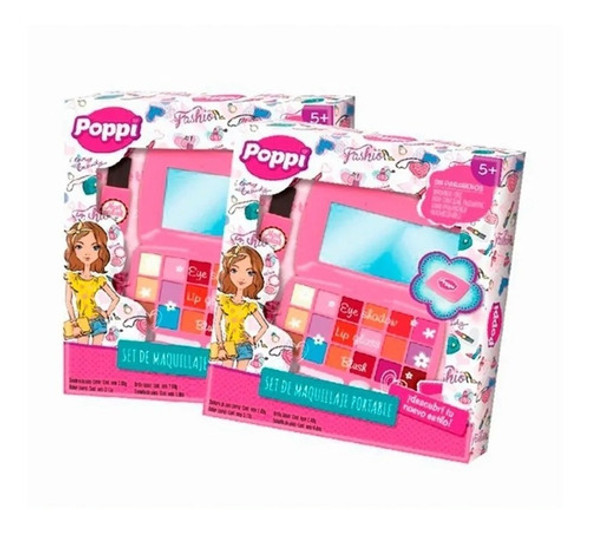 Set De Maquillaje Belleza Portable Poppi Casa Valente 1 Set De Maquillaje Belleza Portable Poppi Casa Valente 1