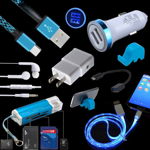 Tipo C Led Cable Otg Usb-c Ac Dc Adaptador Para LG G6 G5 V30 1
