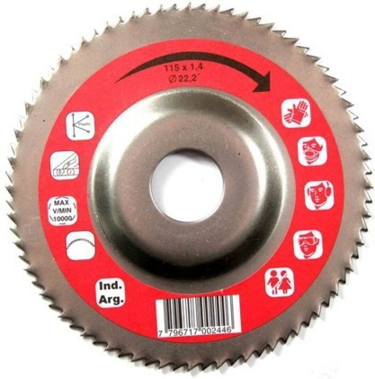 Disco Sierra Para Madera 41/2 Centro Deprimido  Herracor 0