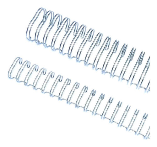 Wire-o Para Encadernação 3x1 A4 Prata 7/16 Para 85fls 25un 1