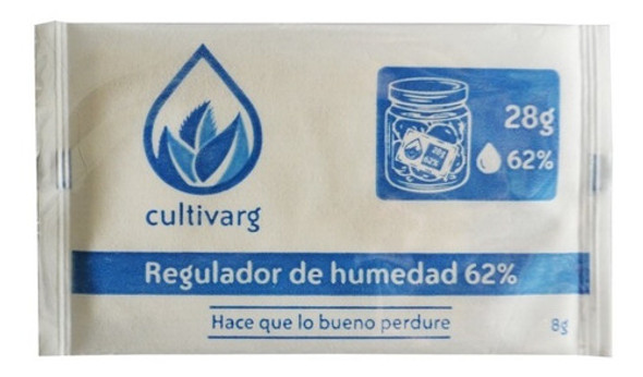 Regulador Humedad 8g 62% Cultivarg - Gori Grow 0