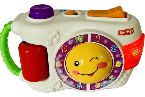 Brinquedo Câmera Aprender E Brincar Fisher Price 1