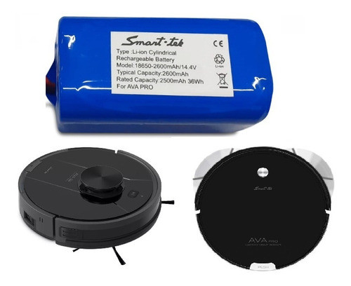 Bateria Aspiradora Robot Smart-tek Pro Max & Pro-s Mopper 0