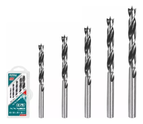 Set De 5 Mechas Para Madera Total Tacsd7055 0
