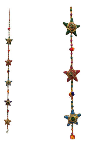 Movil Decorativo Tira De 5 Elefantes De India Deco Hindu 1