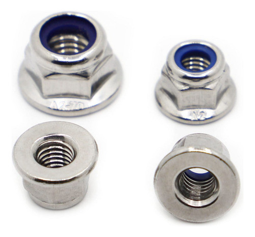 Tuerca Autofrenante Con Ala Flange M6 Caja Por 200u. 0