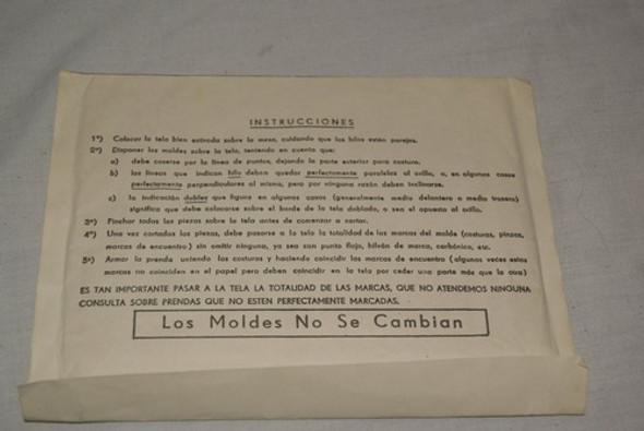 3 Antiguos Sobres Con Moldes Quintana. Precio X Todos 1