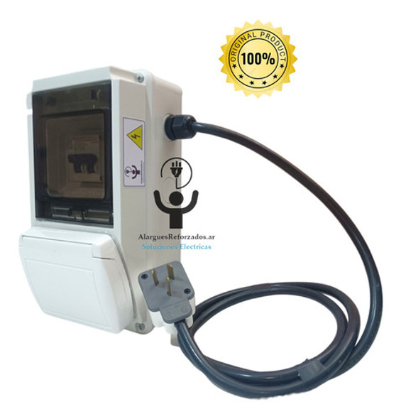 Tablero Eléctrico Enchufe Exterior Junior 20ax1 Ip65 (2mt) 1 Tablero Eléctrico Enchufe Exterior Junior 20ax1 Ip65 (2mt) 1