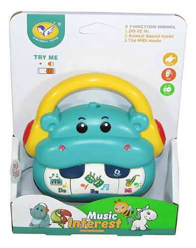 Hipopotamo Musical Didactico De Colores 0