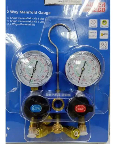 Jogo Manometro Std Eco R22/134a/404a/410a 0