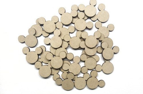 10 Mickey 10cm Fibrofacil Mdf Figuras Formas Siluetas 1