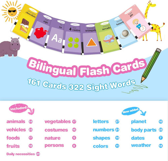 Tarjetas De Flash Para Niños, Abc, Español-inglés, Edad 2+ 1 Tarjetas De Flash Para Niños, Abc, Español-inglés, Edad 2+ 1