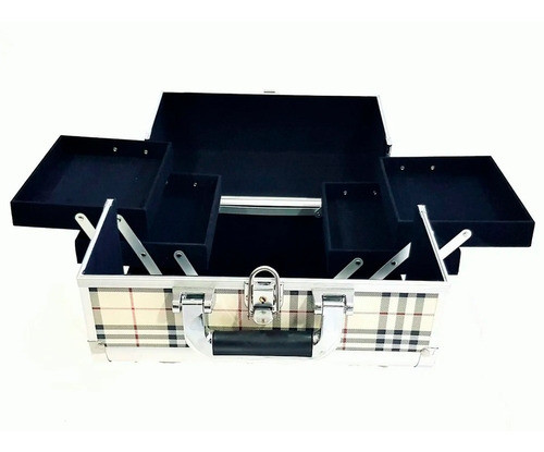 Maletin Maquillaje Cosmeticos Pinceles Profesional Escoces 0