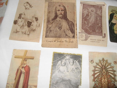 13 Estampitas Cristianas 1930.religion. Dios Iglesia. 1