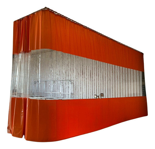 Cortina P/ Pintura 3,60l X 2,00a Verde C/visor Frete Grátis 0