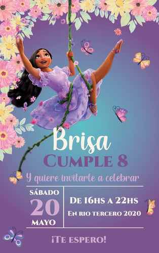 Encanto Invitación Isabela 1