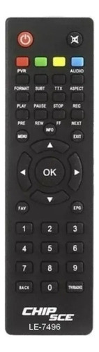 Controle Remoto Coversor Digital Visiontec Vt-7500 Isdbt 0