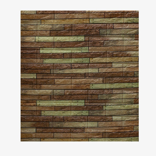 Revestimiento Placas Adhesivas - Listones De Madera 0