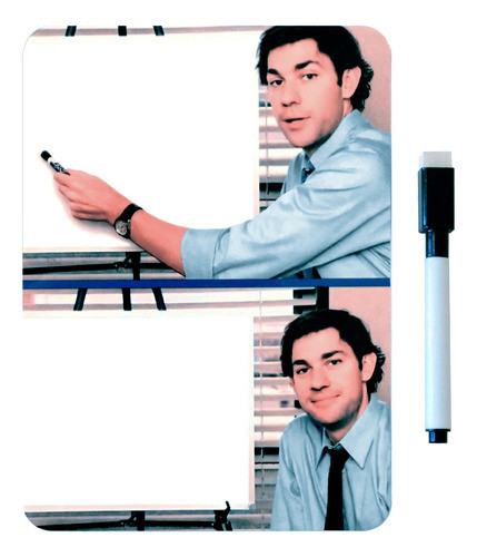 Meme Pizarra Imantada P Heladera C/marcador Jim The Office 0