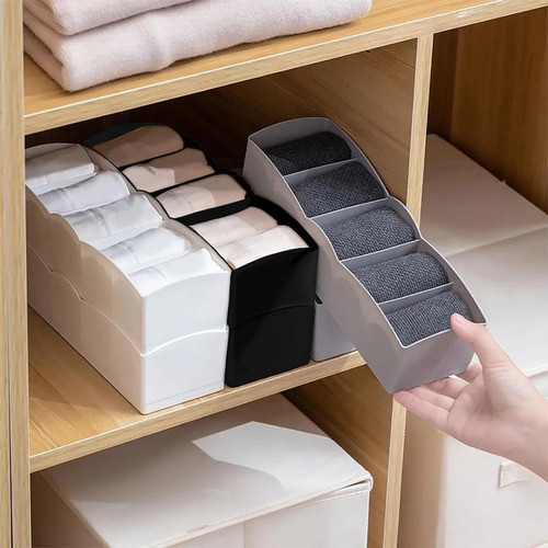 Organizador Medias 5 Divisiones Ropa Interior Cajon Pack X50 0
