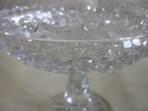 Centro De Mesa De Cristal Tallado 1