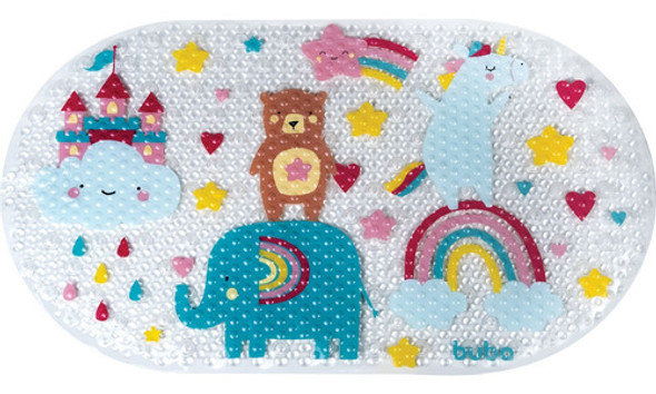 Tapete Infantil Aderente Seguro Banho Buba Arco-íris 13202 0