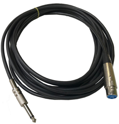 Combo 4 Cable Xlr Canon Hembra A Plug 6.5 10mt Microfono Pro 0