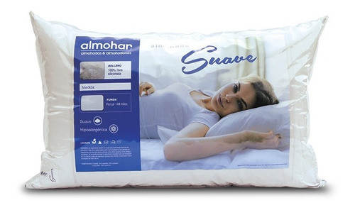 Almohar Suave C/faja 2 Vivo Perimetral Almohada 100 X 40 X 5 0