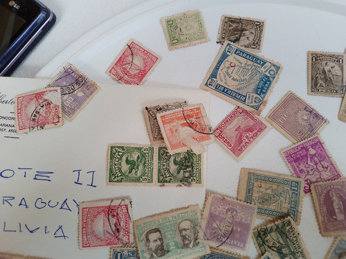 Antiguas Estampillas Paraguay Bolivia Variadas Leer L 11 1