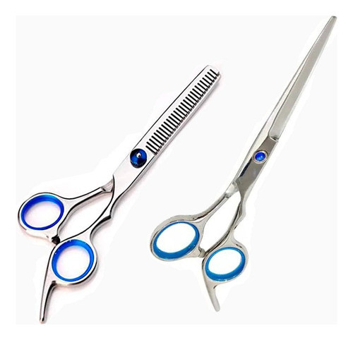 Kit Tijera Desmechadora Peluquería + Tijera Acero Inoxidable 0