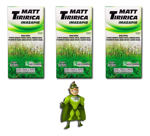3 Caixas Mata Tiriricas E Ervas Daninhas Matt Tiririca 80ml 0
