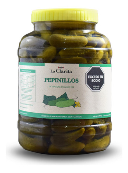 Pepinillos En Vinagre-la Clarita- X2kg- Kosher 0