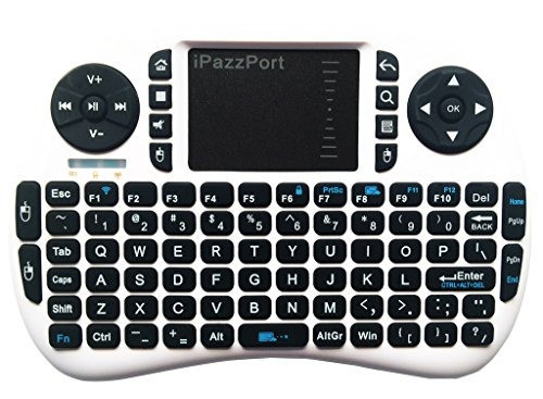 Ipazzport Mini Teclado Inalámbrico Con Panel Táctil Combinad 0
