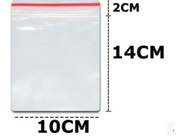Saco Saquinho Zip Lock Hermético 10x14 Cm. C/500 Unidades 0 Saco Saquinho Zip Lock Hermético 10x14 Cm. C/500 Unidades 0