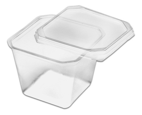 Pote Quadrado 250ml - Bolo No Pote C/200 Un 0