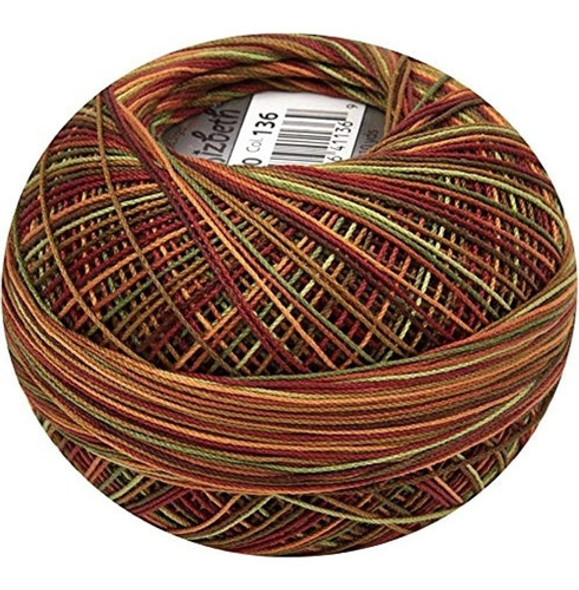 Handy Hands Lizbeth Premium Cotton Thread, Size 40, Autumn S 0 Handy Hands Lizbeth Premium Cotton Thread, Size 40, Autumn S 0