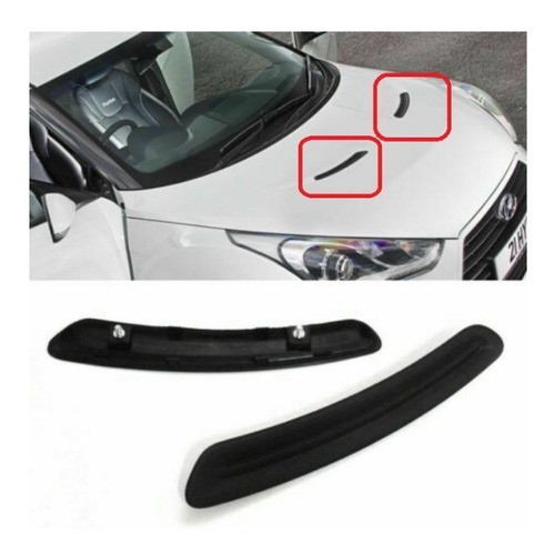 Par Acabamento Do Capo Original Hyundai Veloster Novo 0