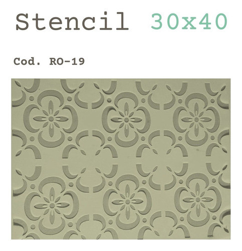 Stencils Decorativos 30 X 40cm  X Unid. 1